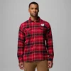 Herren-Flanellhemd mit langen Ärmeln und Flare Gun™-Motiv – Wisconsin