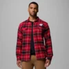 Herren-Flanellhemd mit langen Ärmeln und Flare Gun™-Motiv – Wisconsin