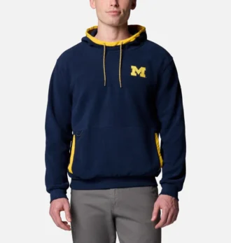 Herren-Fleece-Hoodie Collegiate Flanker™ – Michigan