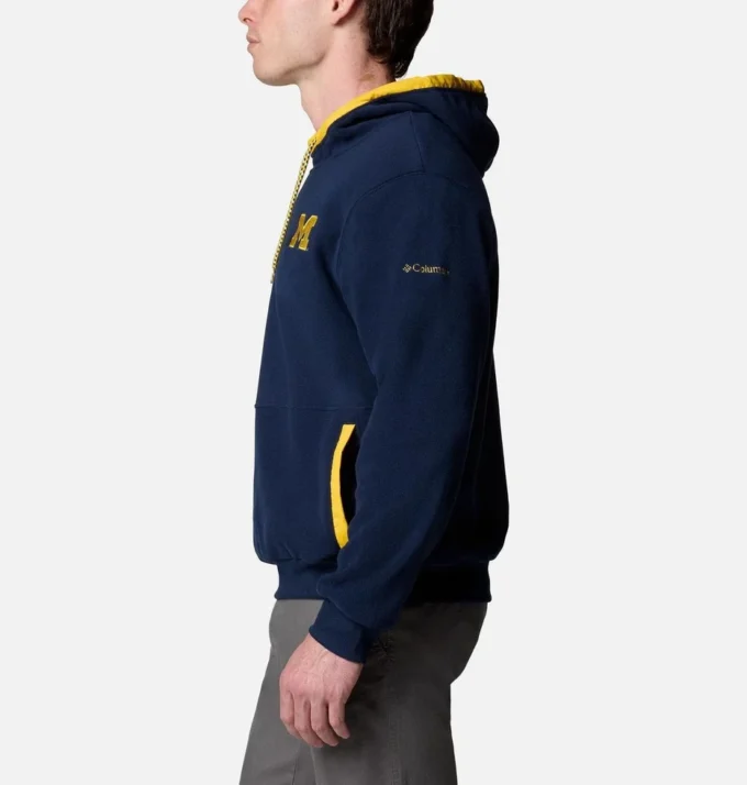 Herren-Fleece-Hoodie Collegiate Flanker™ – Michigan