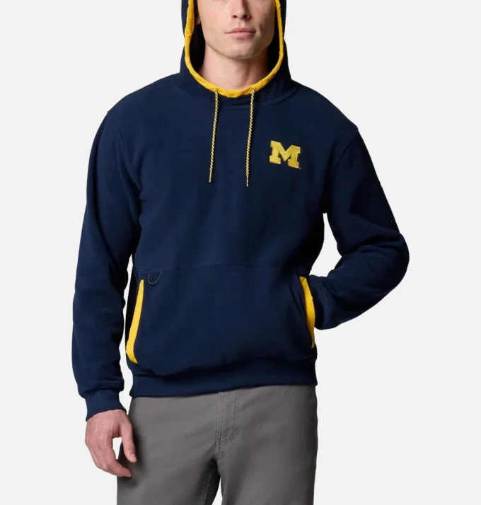Herren-Fleece-Hoodie Collegiate Flanker™ – Michigan