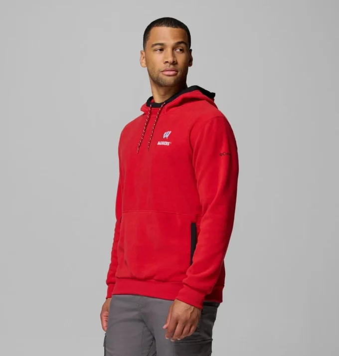 Herren-Fleece-Hoodie Collegiate Flanker™ – Wisconsin