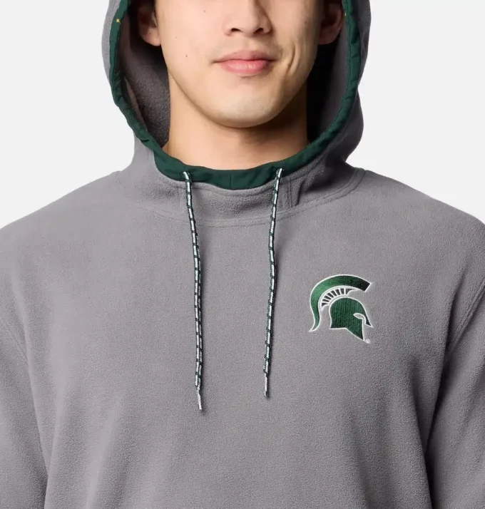 Herren-Fleece-Hoodie Flanker™ für Studenten – Michigan State