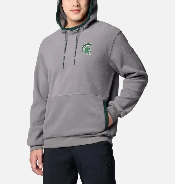 Herren-Fleece-Hoodie Flanker™ für Studenten – Michigan State