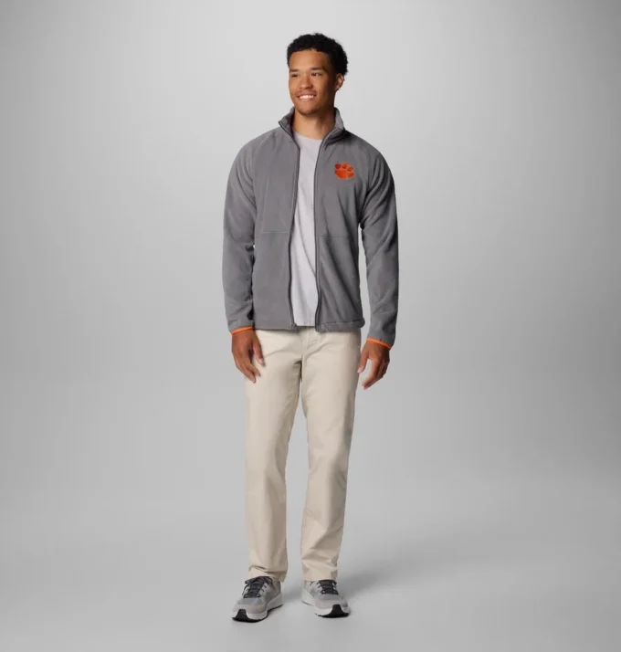 Herren-Fleecejacke Collegiate Flanker™ IV – Clemson