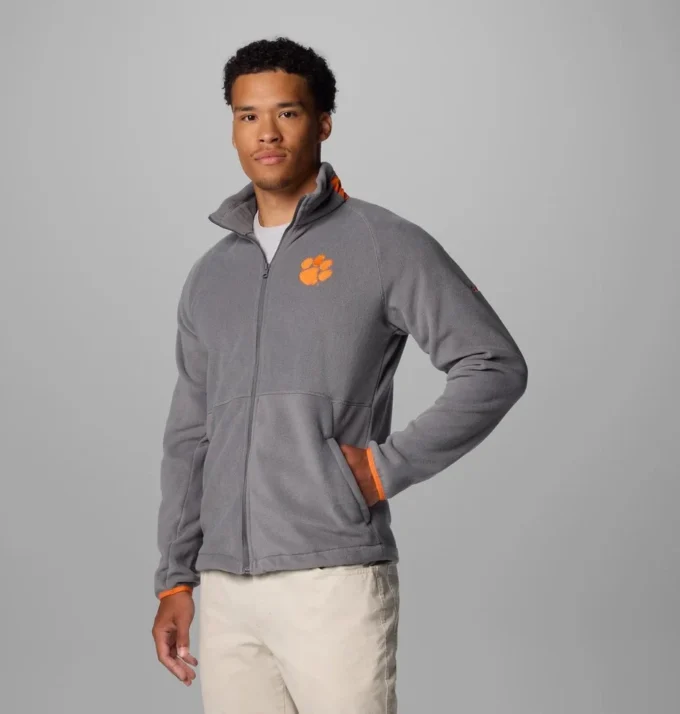 Herren-Fleecejacke Collegiate Flanker™ IV – Clemson