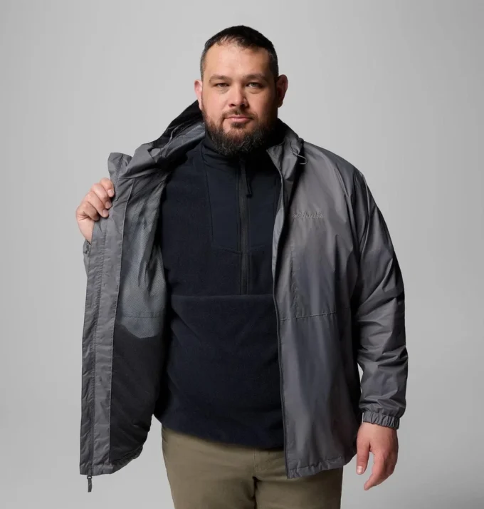 Herren Glenbrook Bend™ Regenjacke – groß