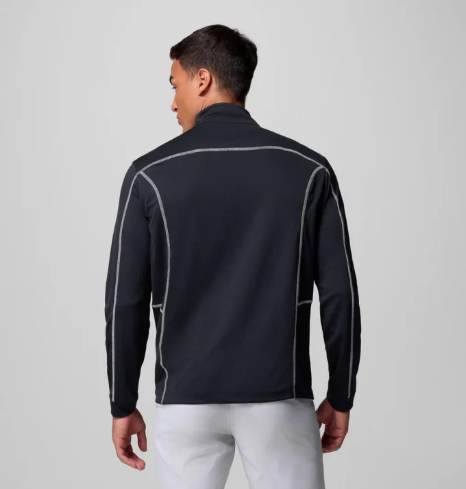 Herren-Golfpullover mit Viertelreißverschluss
