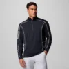 Herren-Golfpullover mit Viertelreißverschluss