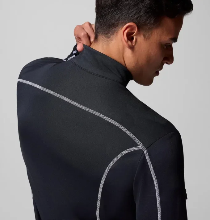 Herren-Golfpullover mit Viertelreißverschluss