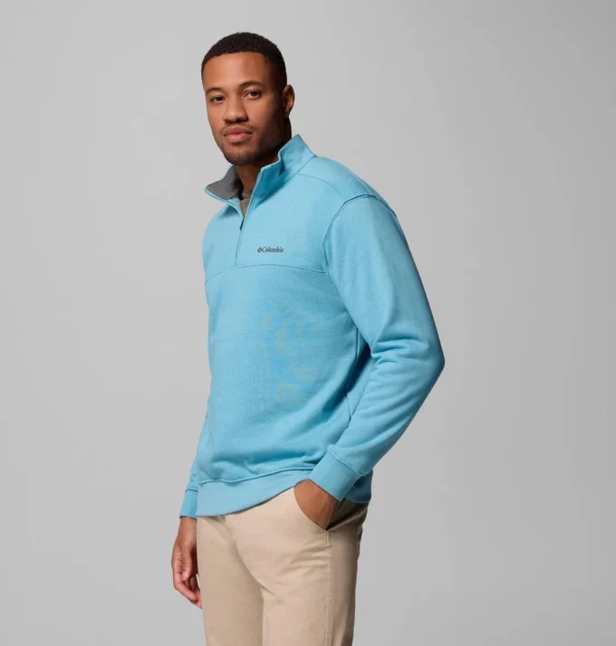 Herren Hart Mountain™ II Sweatshirt mit halbem Reißverschluss – Tall