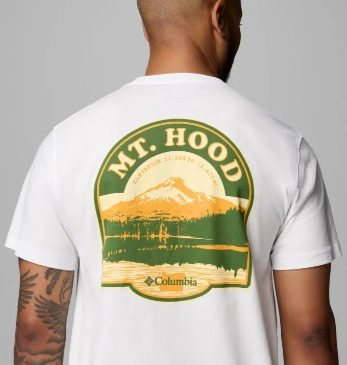 Herren Heavenly Mt Hood CSC Kurzarm-T-Shirt