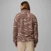Herren Helvetia™ II bedruckter Fleece-Pullover mit halben Druckknöpfen