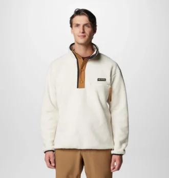 Herren Helvetia™ II Fleece-Pullover mit halbem Druckknopfverschluss