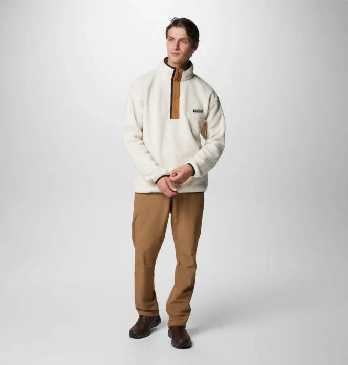 Herren Helvetia™ II Fleece-Pullover mit halbem Druckknopfverschluss