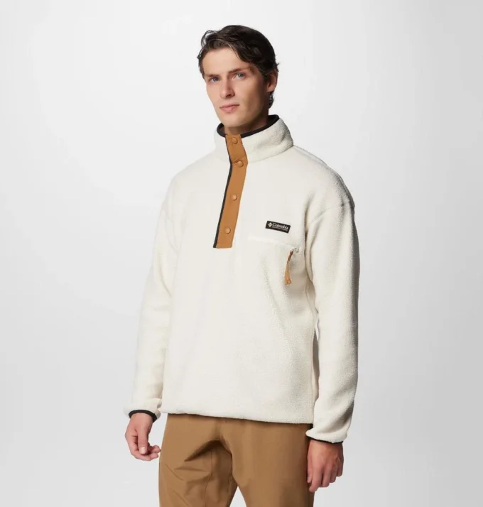 Herren Helvetia™ II Fleece-Pullover mit halbem Druckknopfverschluss