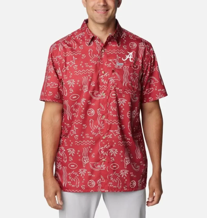 Herren-Hemd PFG Super Slack Tide™ – Alabama