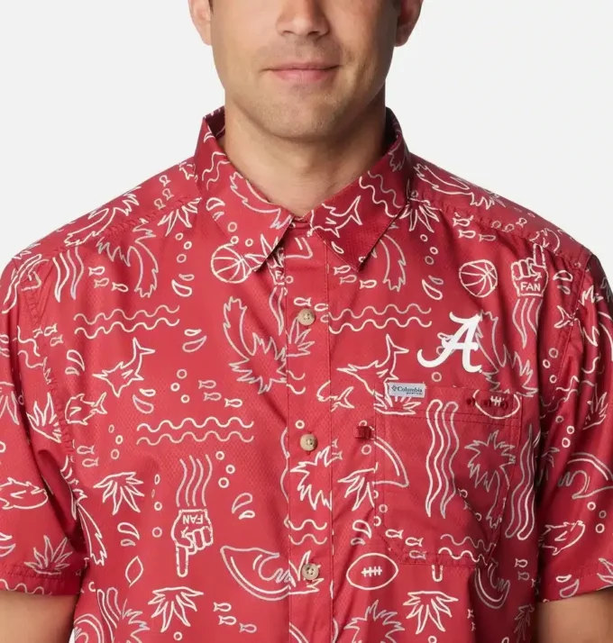 Herren-Hemd PFG Super Slack Tide™ – Alabama