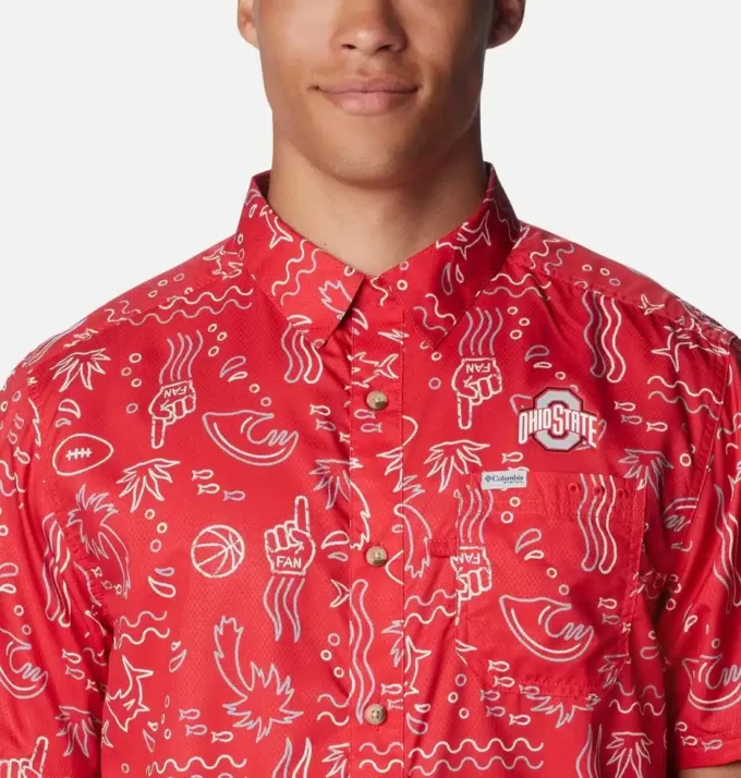 Herren-Hemd PFG Super Slack Tide™ – Ohio State Herren-Hemd PFG Super Slack Tide™ – Ohio State