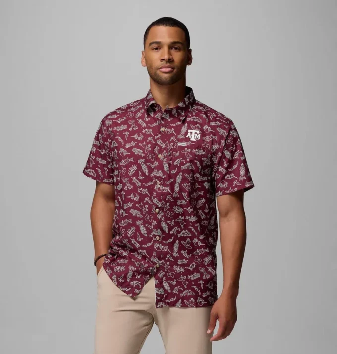 Herren-Hemd PFG Super Slack Tide™ – Texas A&M