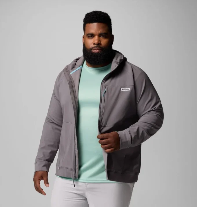 Herren-Hoodie Hydroforce™ mit durchgehendem Reißverschluss – Big