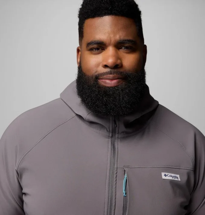 Herren-Hoodie Hydroforce™ mit durchgehendem Reißverschluss – Big