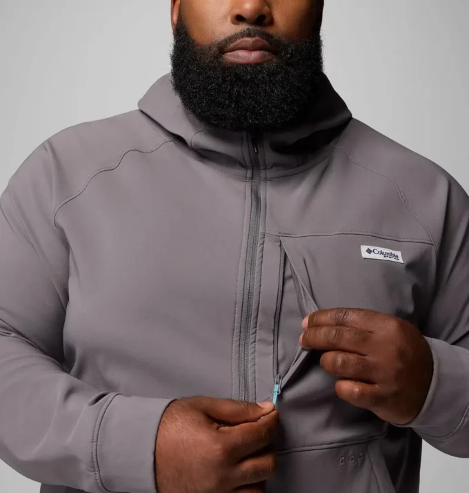 Herren-Hoodie Hydroforce™ mit durchgehendem Reißverschluss – Big