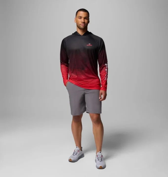 Herren-Hoodie PFG Super Terminal Tackle™ – Georgia