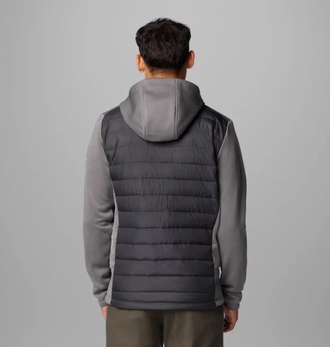 Herren-Hybrid-Hoodie „Out-Shield™“ im College-Stil – LSU