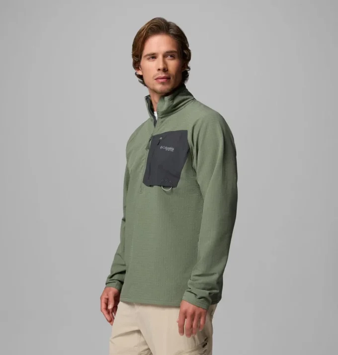 Herren Hydroforce™ Leichter Pullover mit halbem Reißverschluss