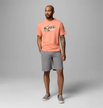 Herren Krew Marlin PFG Kurzarm-T-Shirt