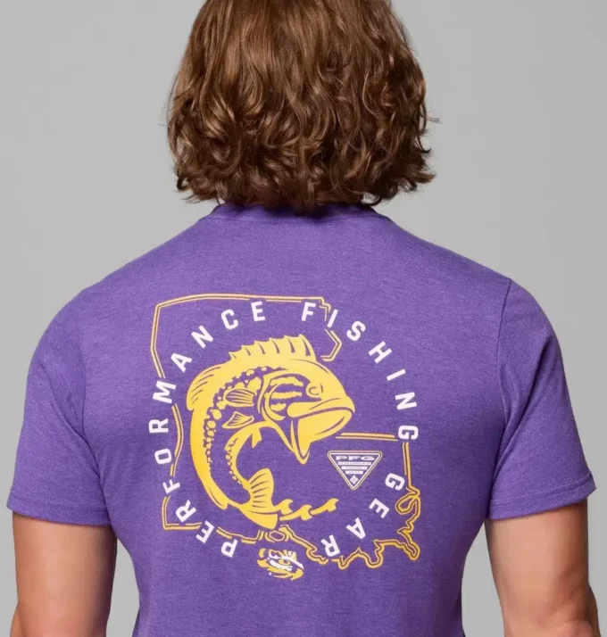 Herren-Kurzarmhemd PFG™ – LSU