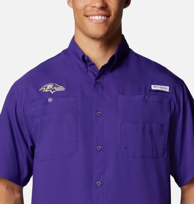 Herren-Kurzarmhemd PFG Tamiami™ – Baltimore Ravens