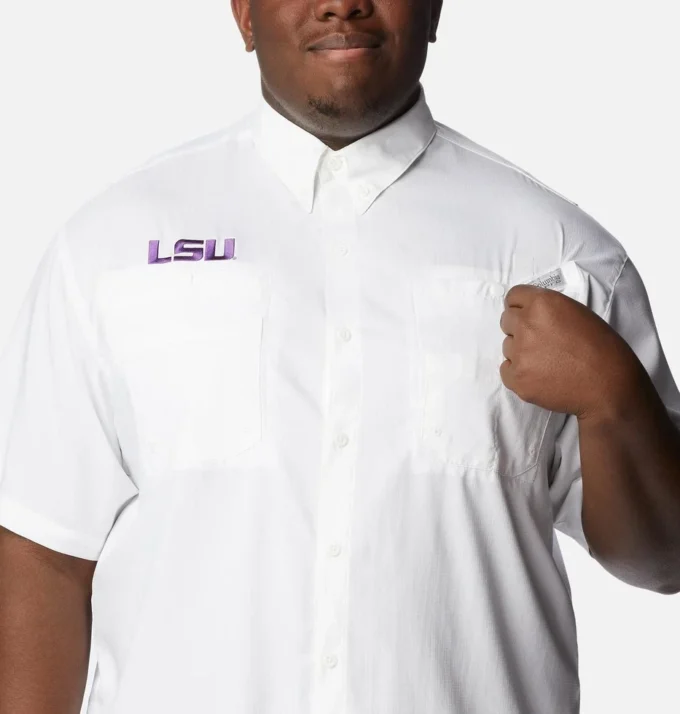 Herren-Kurzarmhemd PFG Tamiami™ – Big – LSU Herren-Kurzarmhemd PFG Tamiami™ – Big – LSU