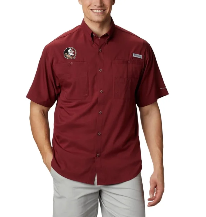 Herren-Kurzarmhemd PFG Tamiami™ – Florida State