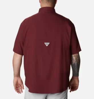 Herren-Kurzarmhemd PFG Tamiami™ – Größe L – Texas A&M