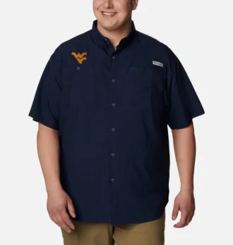 Herren-Kurzarmhemd PFG Tamiami™ – Größe L – West Virginia