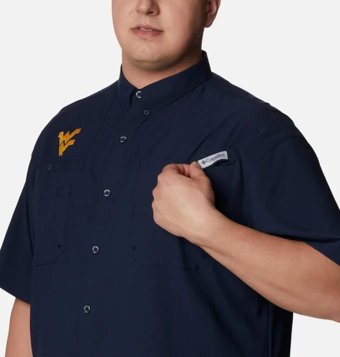 Herren-Kurzarmhemd PFG Tamiami™ – Größe L – West Virginia
