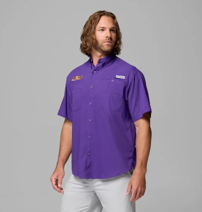 Herren-Kurzarmhemd PFG Tamiami™ – LSU