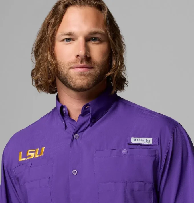 Herren-Kurzarmhemd PFG Tamiami™ – LSU