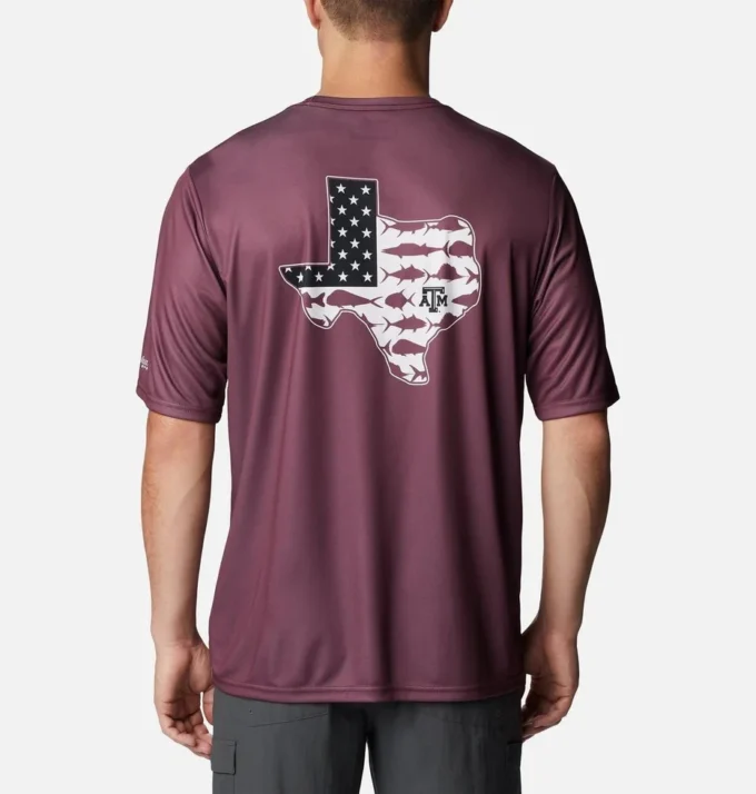 Herren-Kurzarmhemd PFG Terminal Tackle™ – Texas A&M