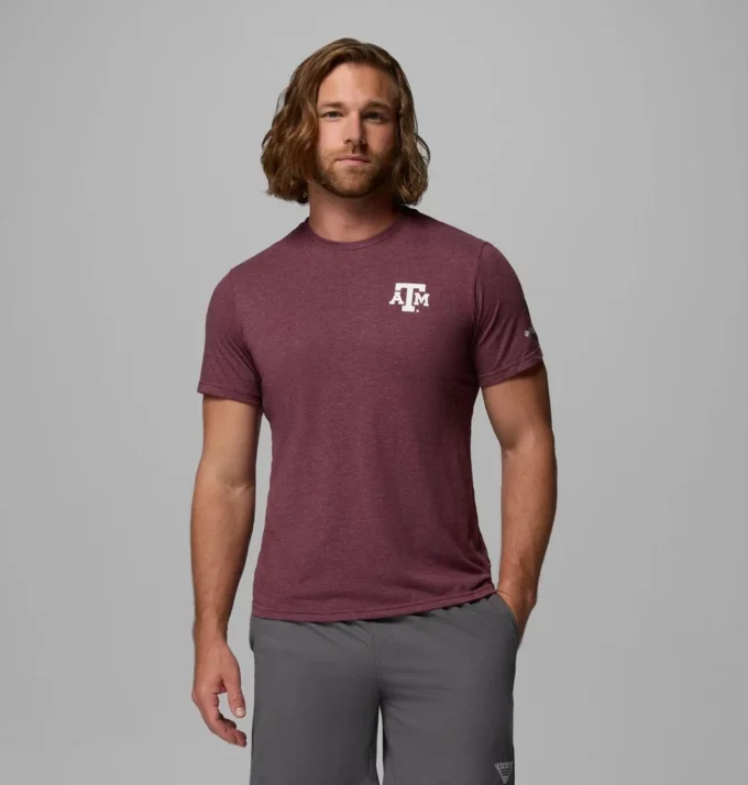 Herren-Kurzarmhemd PFG™ – Texas A&M