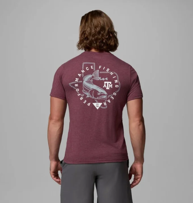 Herren-Kurzarmhemd PFG™ – Texas A&M