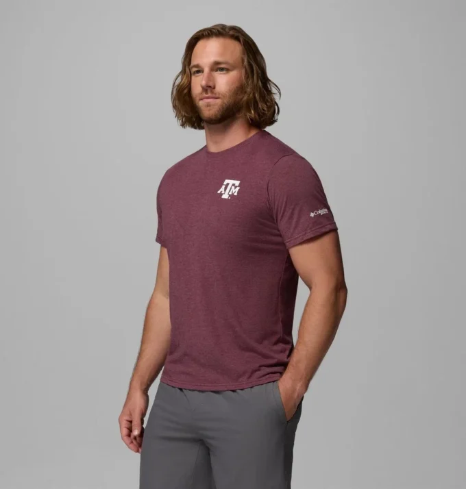 Herren-Kurzarmhemd PFG™ – Texas A&M