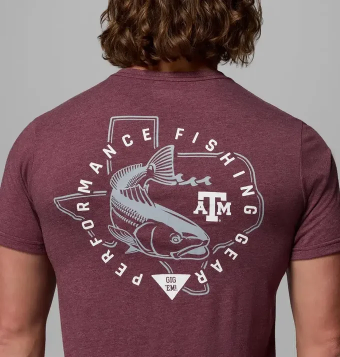 Herren-Kurzarmhemd PFG™ – Texas A&M