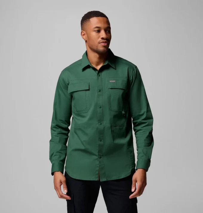 Herren Landroamer™ Twill Langarmhemd