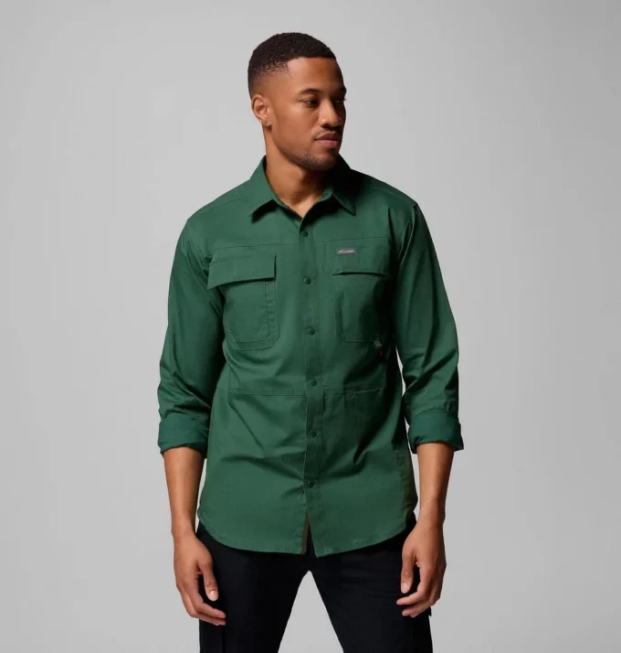 Herren Landroamer™ Twill Langarmhemd