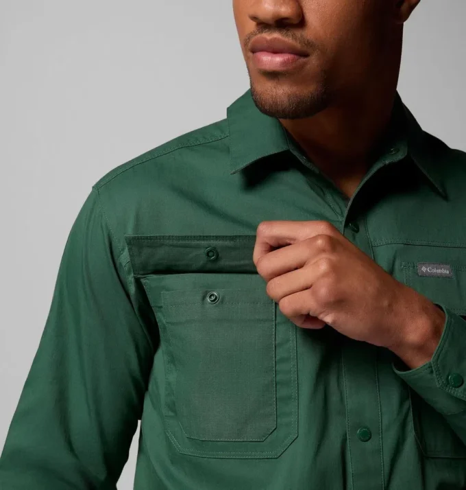 Herren Landroamer™ Twill Langarmhemd