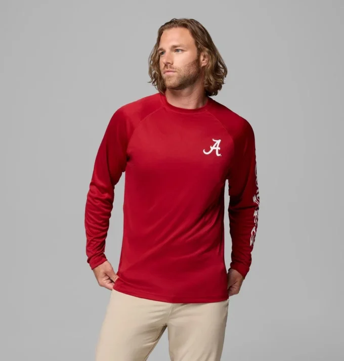 Herren-Langarmshirt PFG Terminal Tackle™ für Studenten – Alabama