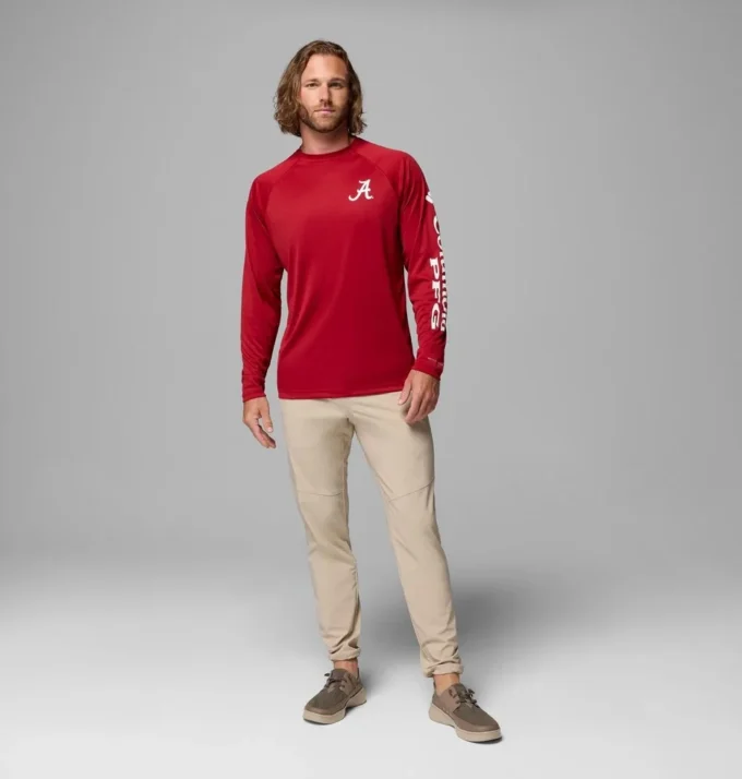 Herren-Langarmshirt PFG Terminal Tackle™ für Studenten – Alabama